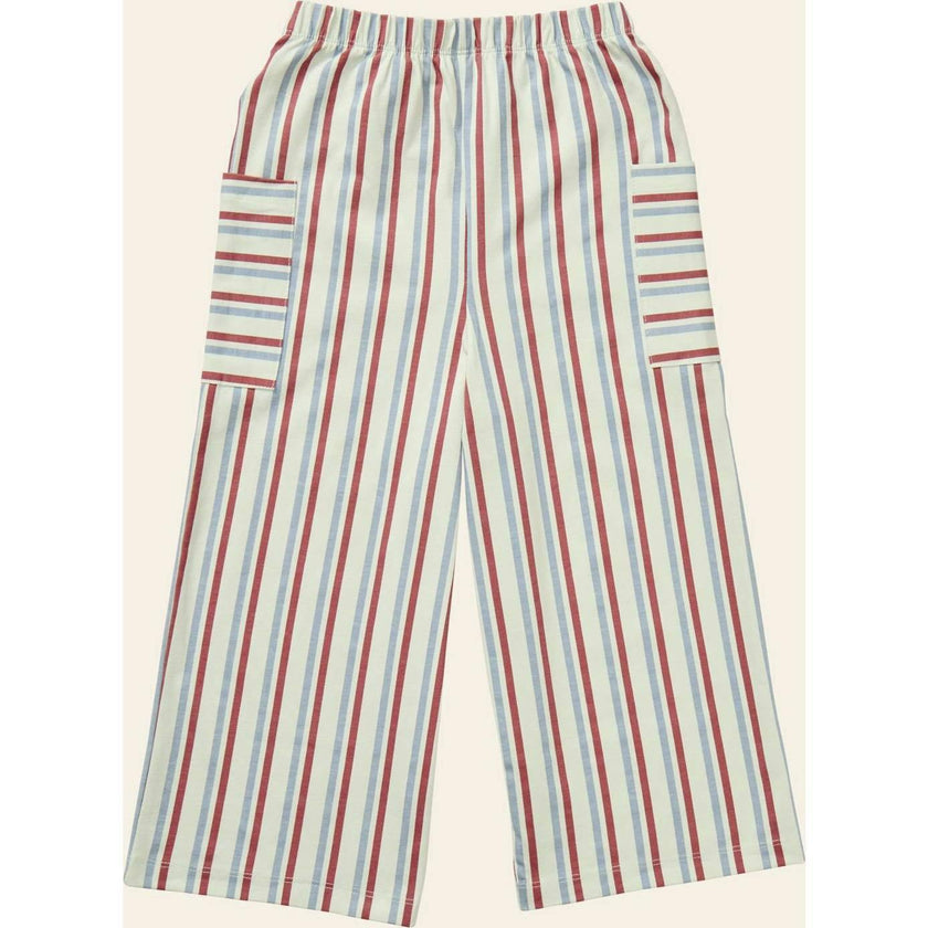 Stripe Mix Pocket Pants
