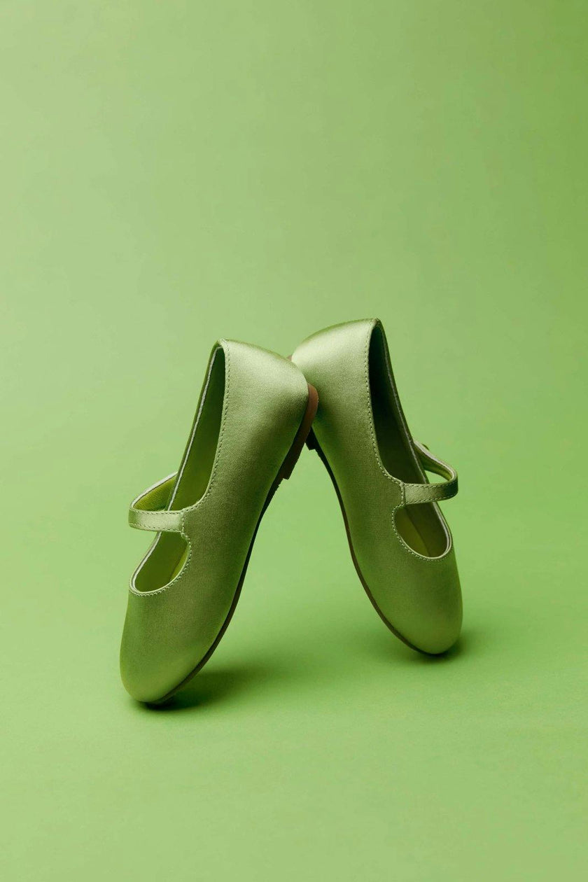 Elin Satin Green