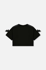 Short Sleeve Milano Top Black
