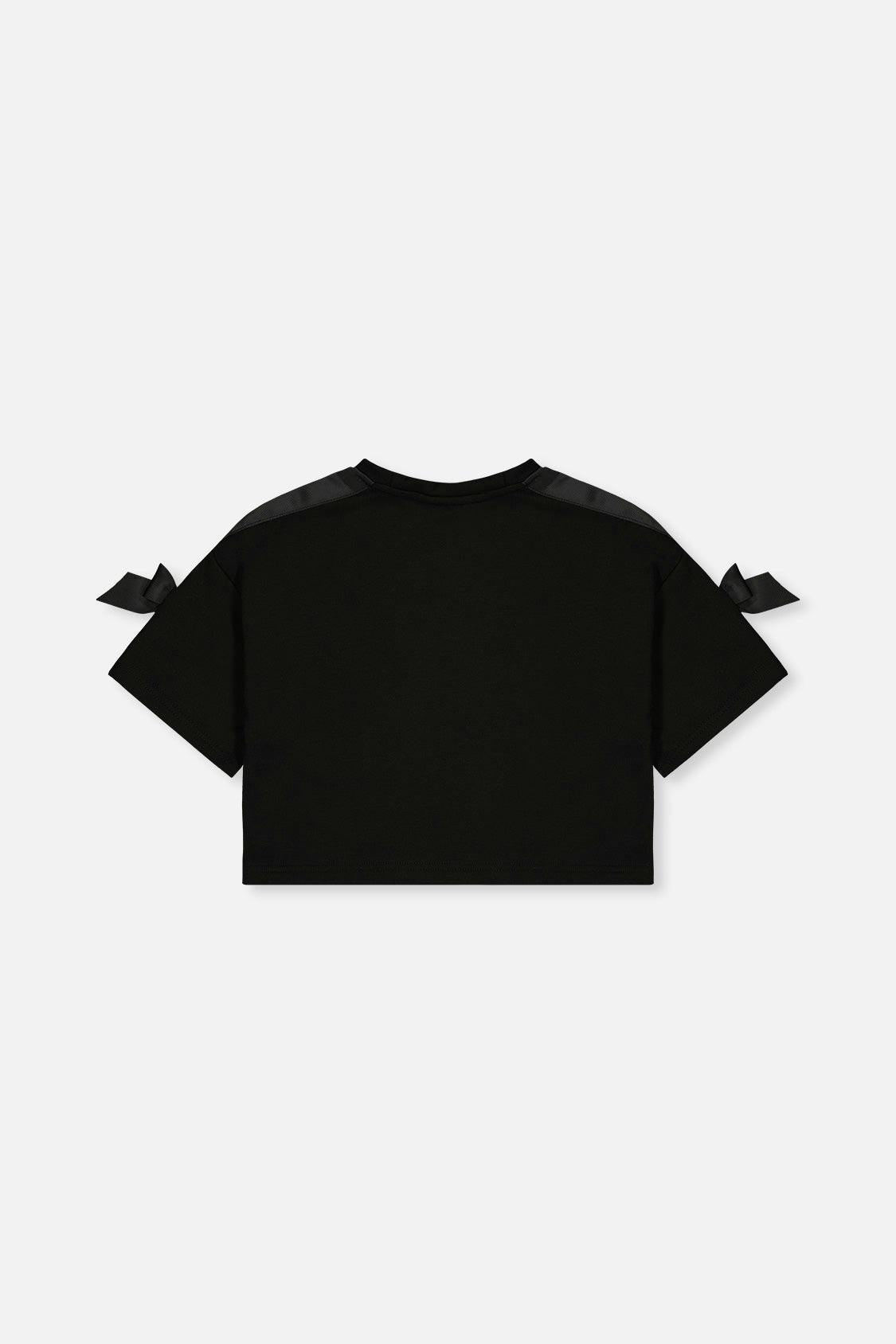 Short Sleeve Milano Top Black