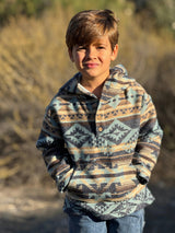 RANCHO blue aztec jacket