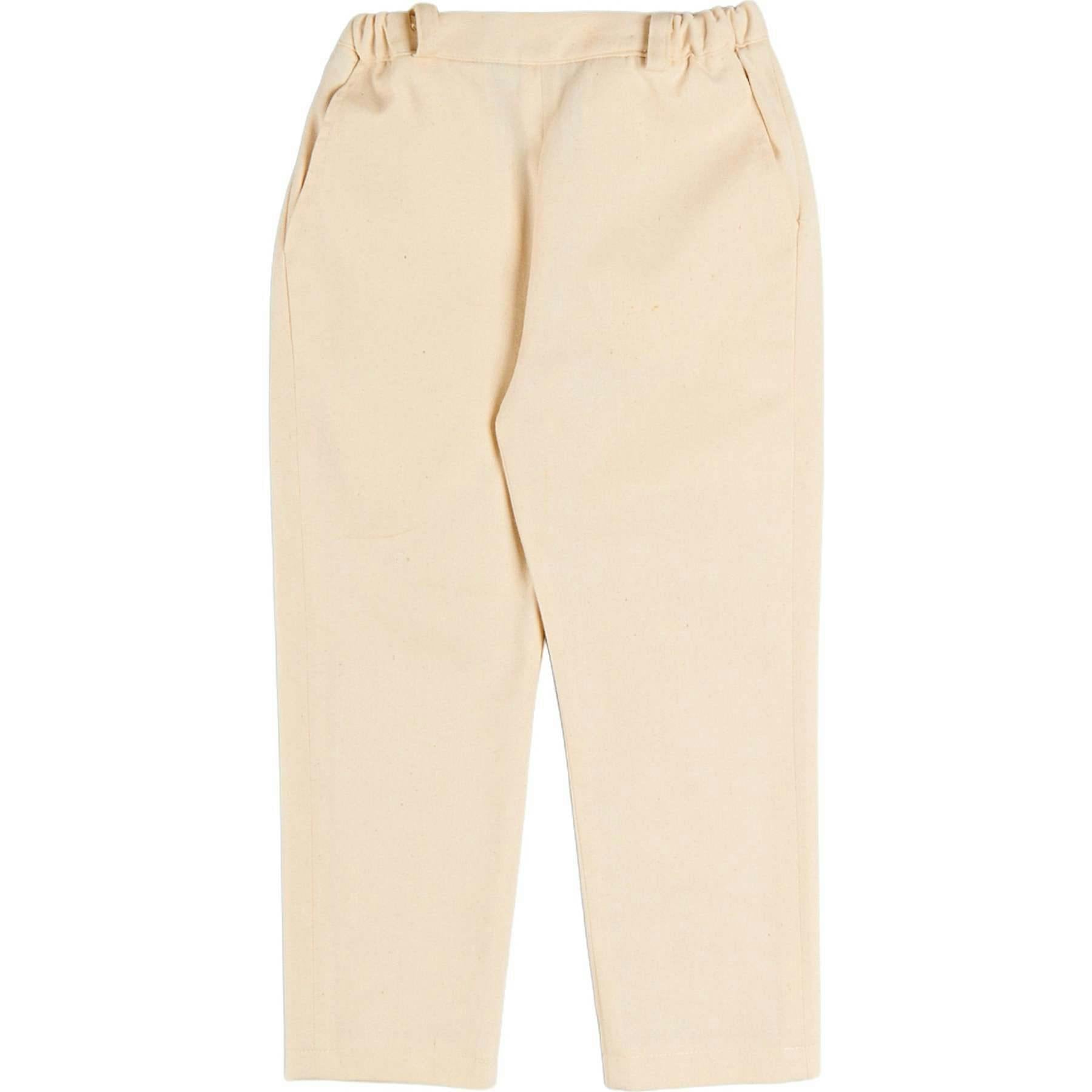 Elasticated Waist Trousers in Cream (18mths-5yrs)