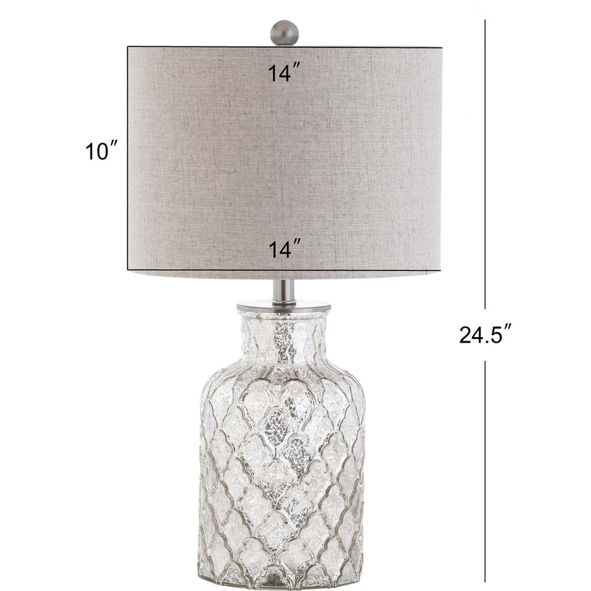 Alvord 24.5" LED Glass Table Lamp