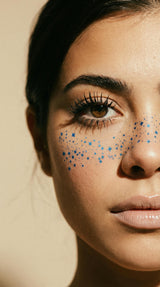 Blue Spirit Speckles Makeup Patches - Team Spirit Collection
