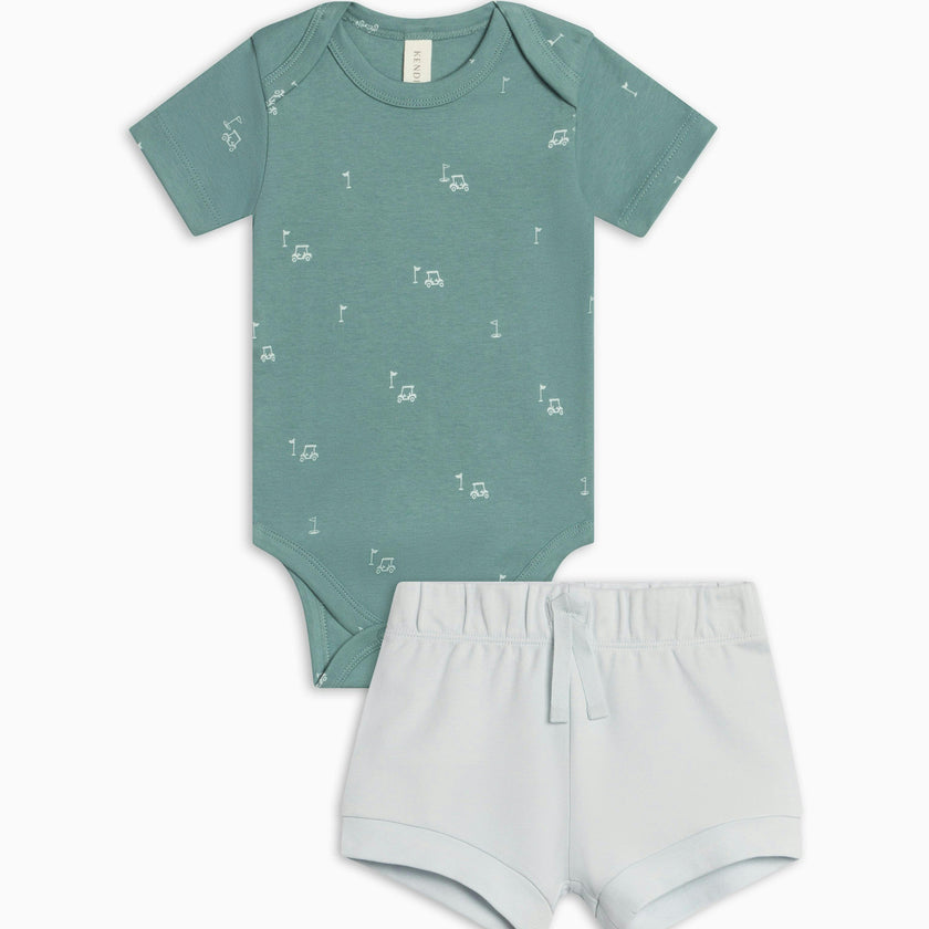 Organic Boy Bodysuit Set