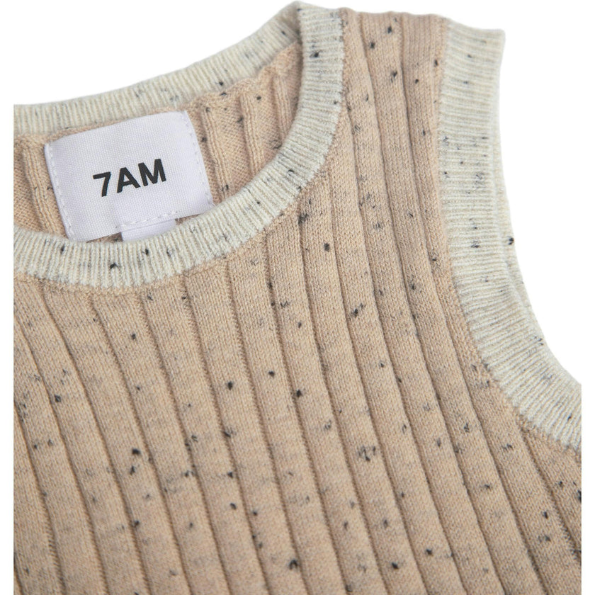 Ribbed Knit Retro Tank Top