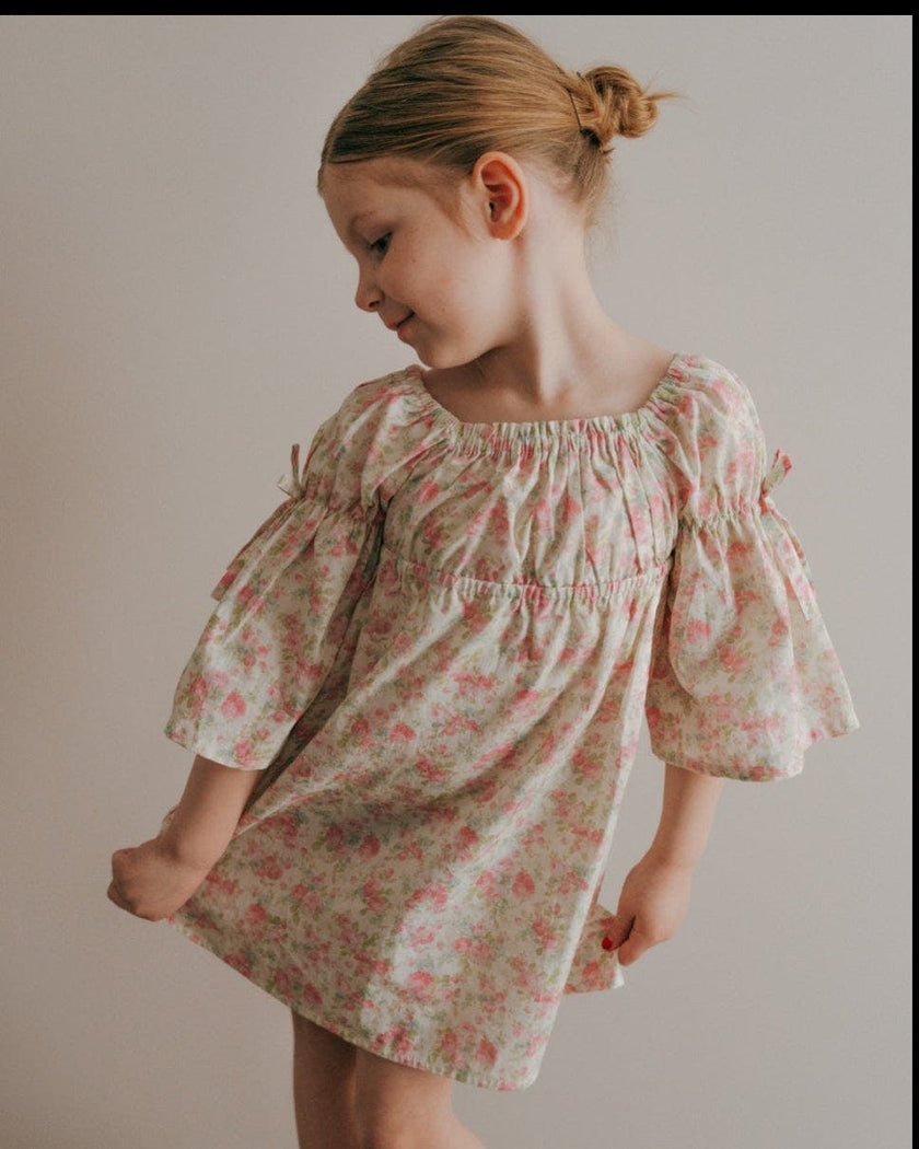 Kennedi Bell Sleeve Dress |Pink Blossom