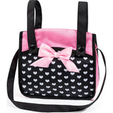 Bayer Design Dolls: Pram Xeo - Hearts Black & Pink