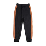 Black and Orange Striped Jogger
