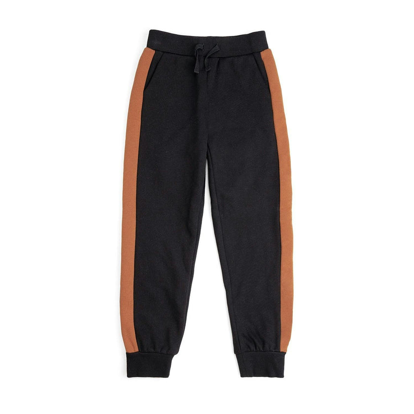 Black and Orange Striped Jogger