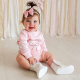 Pink Bandana Western Bow Baby Headband
