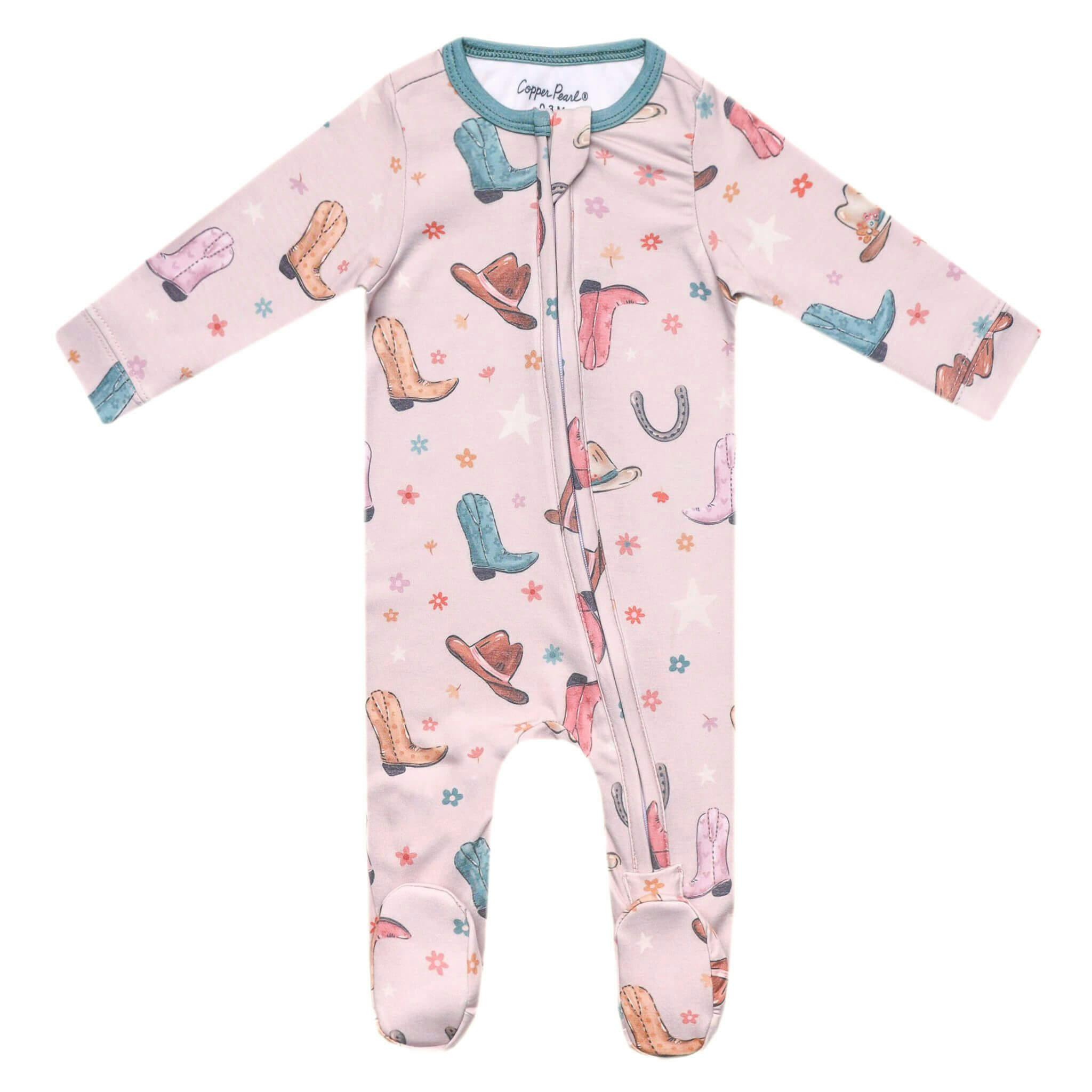 Zip-Up Footie Pajama - Cheyenne