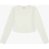 Tenly Rayon Rib Curved Hem L/S Top