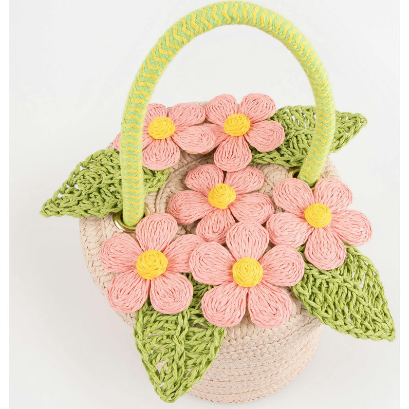 Flower Pot Basket Bag