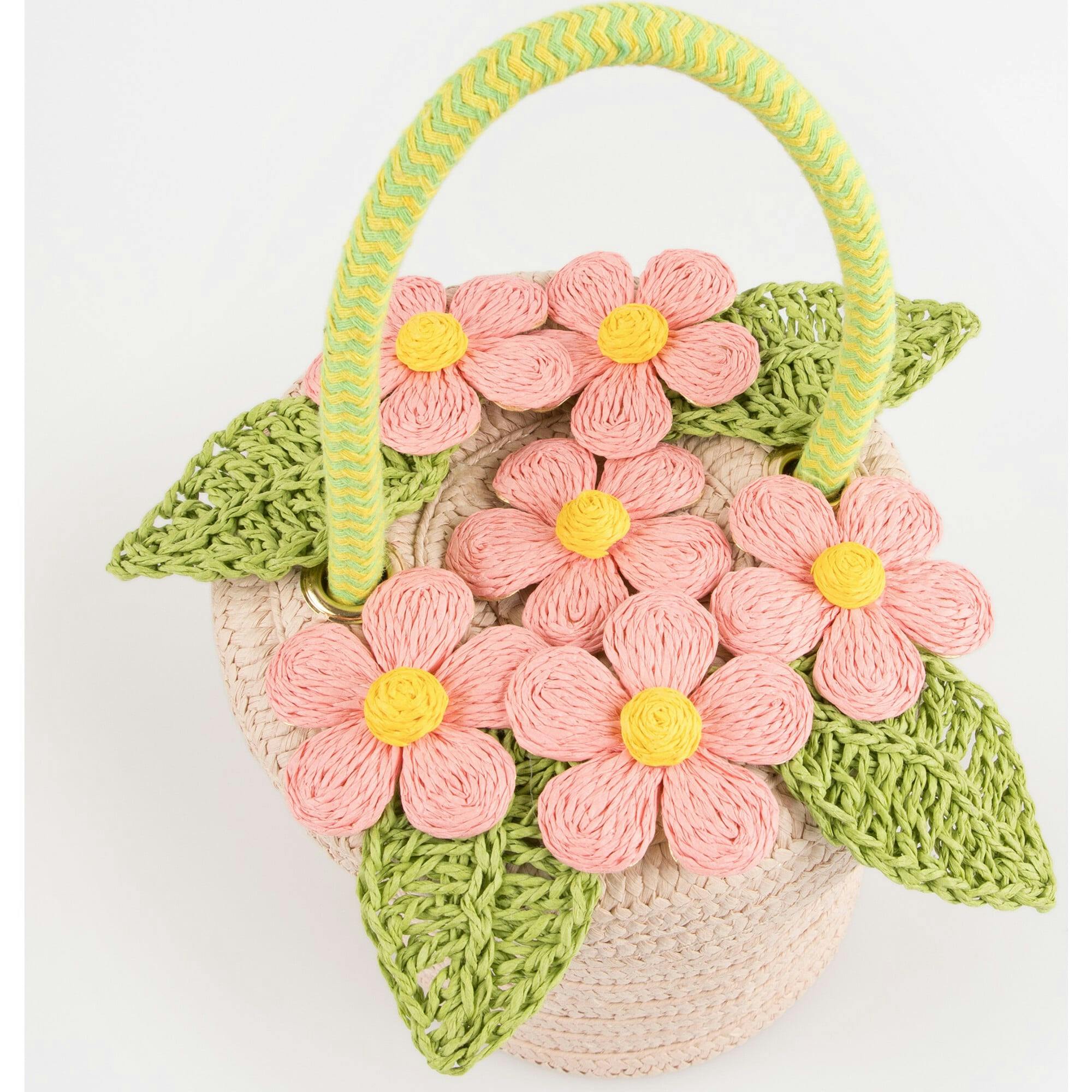 Flower Pot Basket Bag