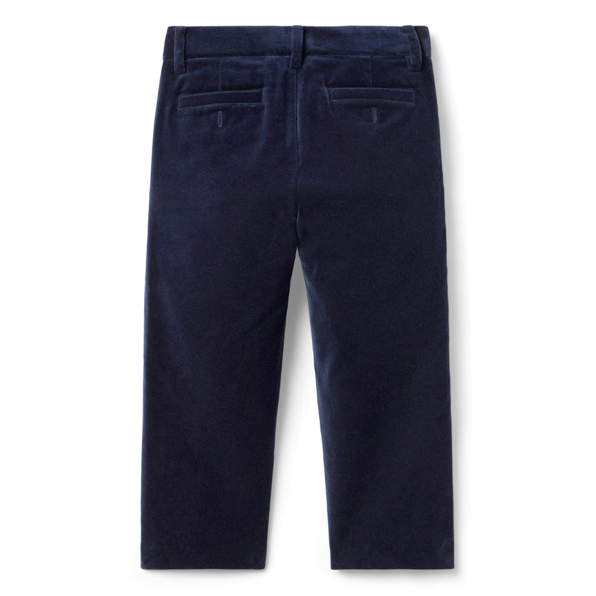 The Velvet Pant, navy blue