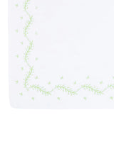 Embroidered Crib Sheet - Meadow