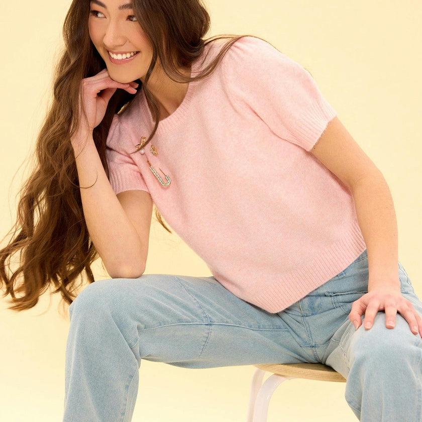 Lila Top in Pink