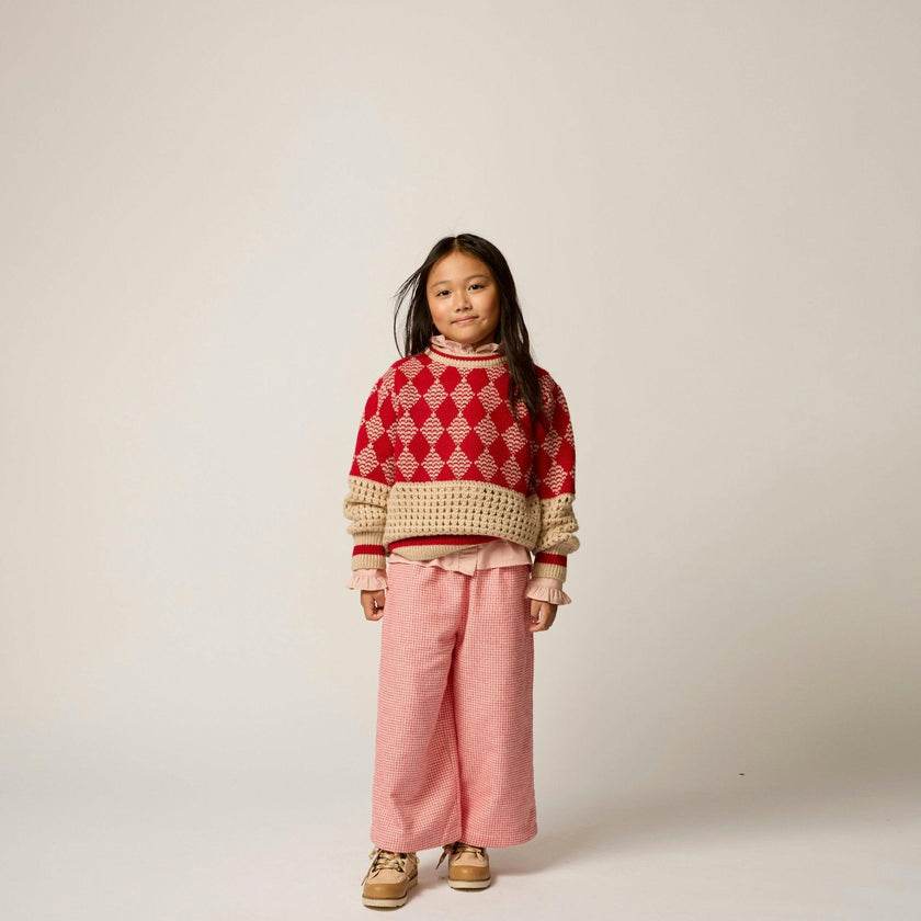 Alpaca Checker Sweater