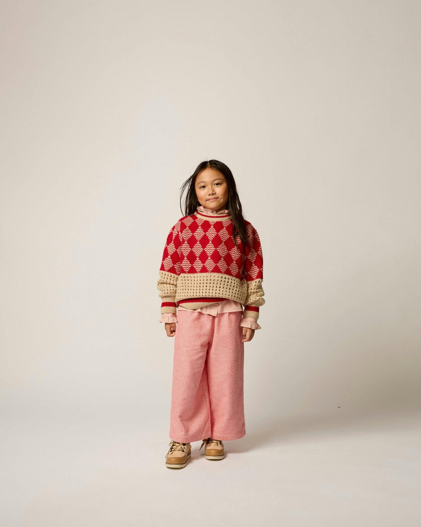 Alpaca Checker Sweater