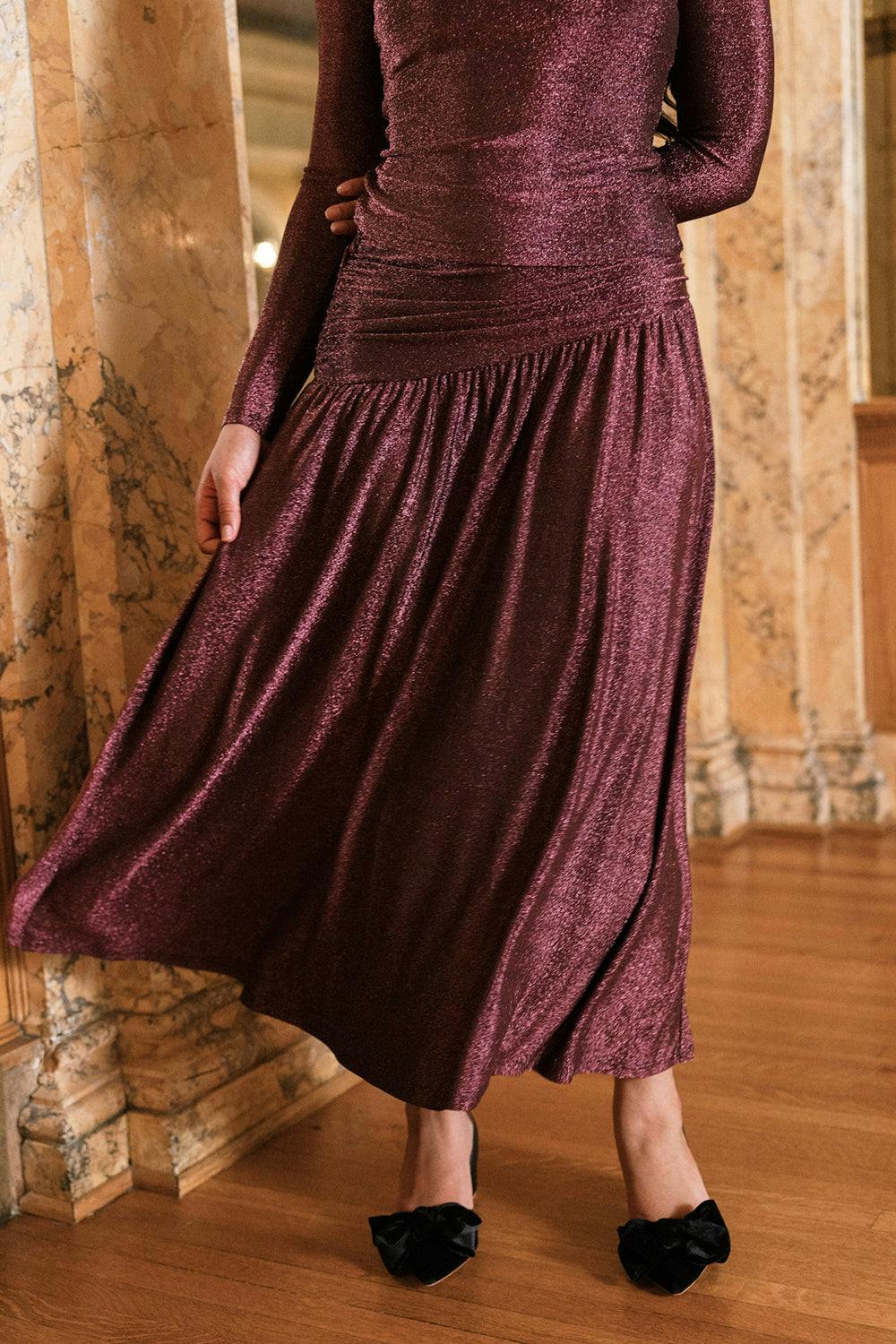 Dita Skirt in Sangria