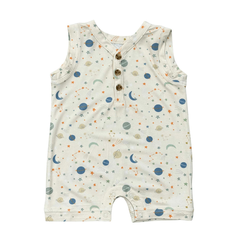 Boy's Sleeveless Romper