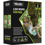 Treslines: LED Climbing Rope Swing 6 ft - Light Up Colors