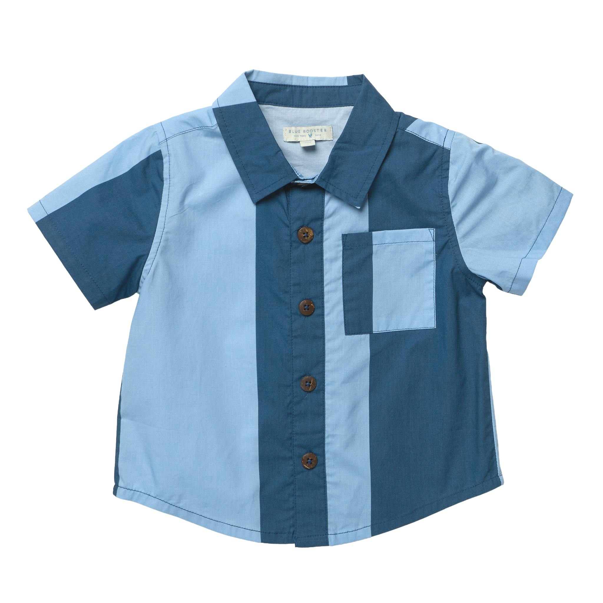 Boys Jack Shirt - Wide Cabana Stripe