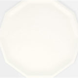 Cream Decagon Compostable Side Plates
