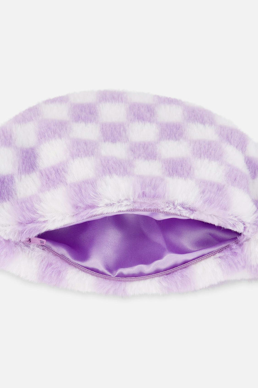 Fanny Bag Lilac and White Tiles