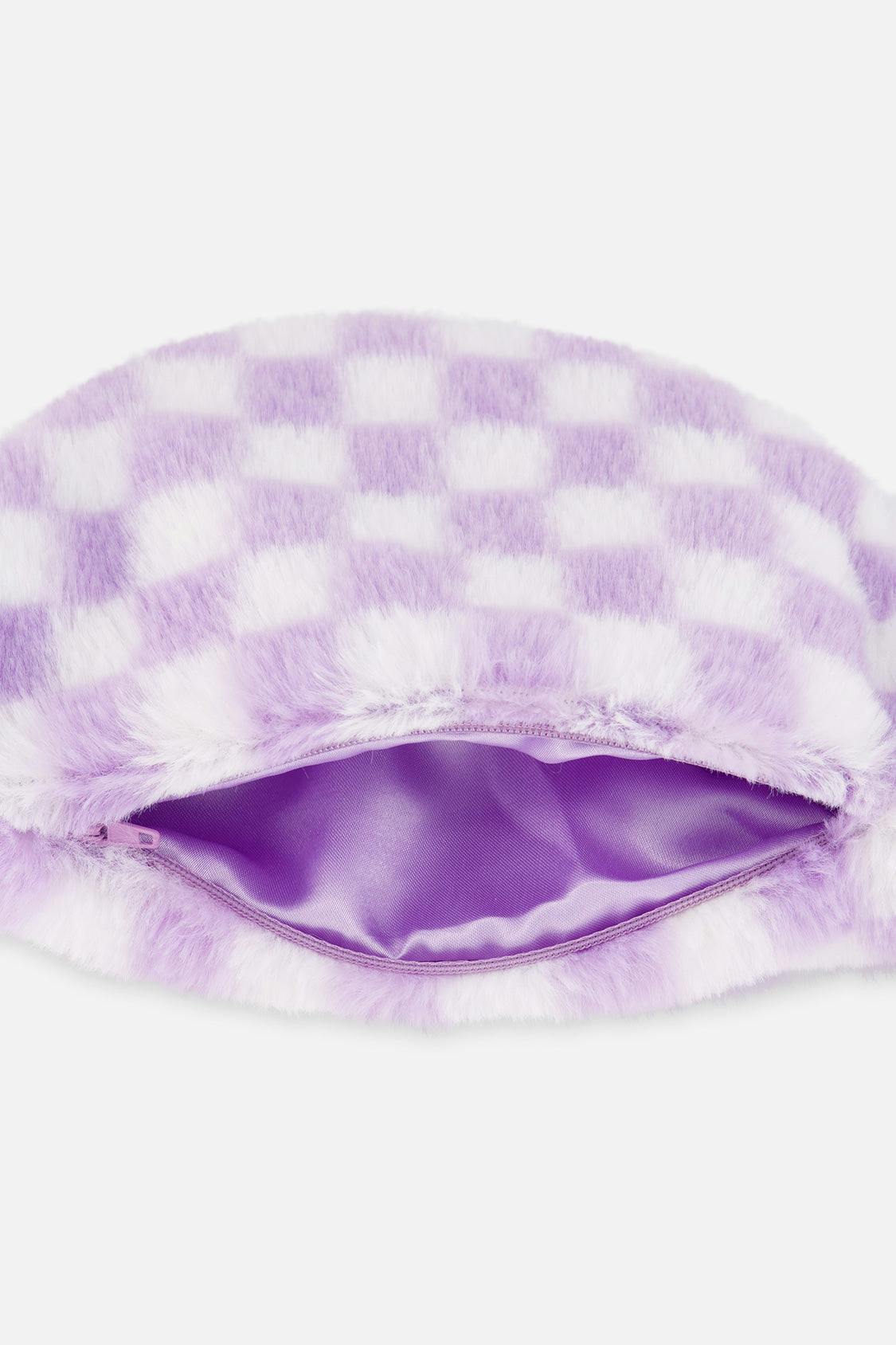 Fanny Bag Lilac and White Tiles