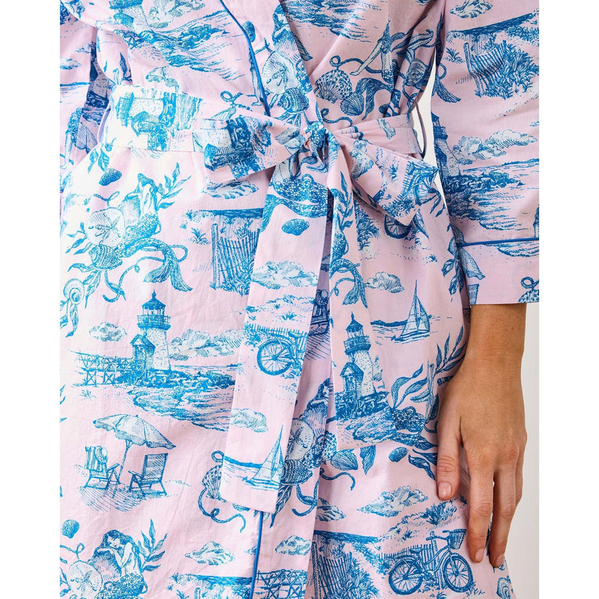 Mermaid Toile, Pink