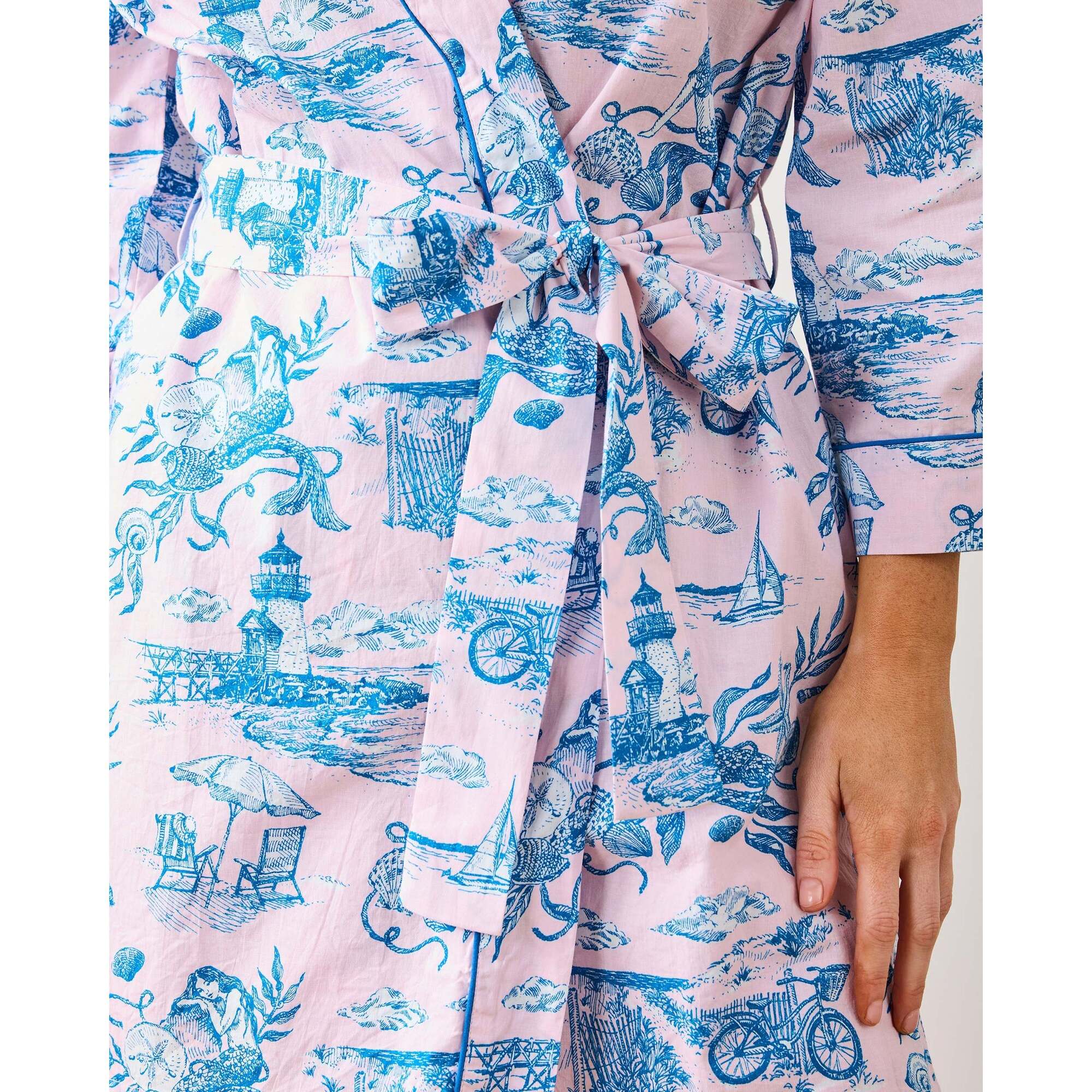 Mermaid Toile, Pink