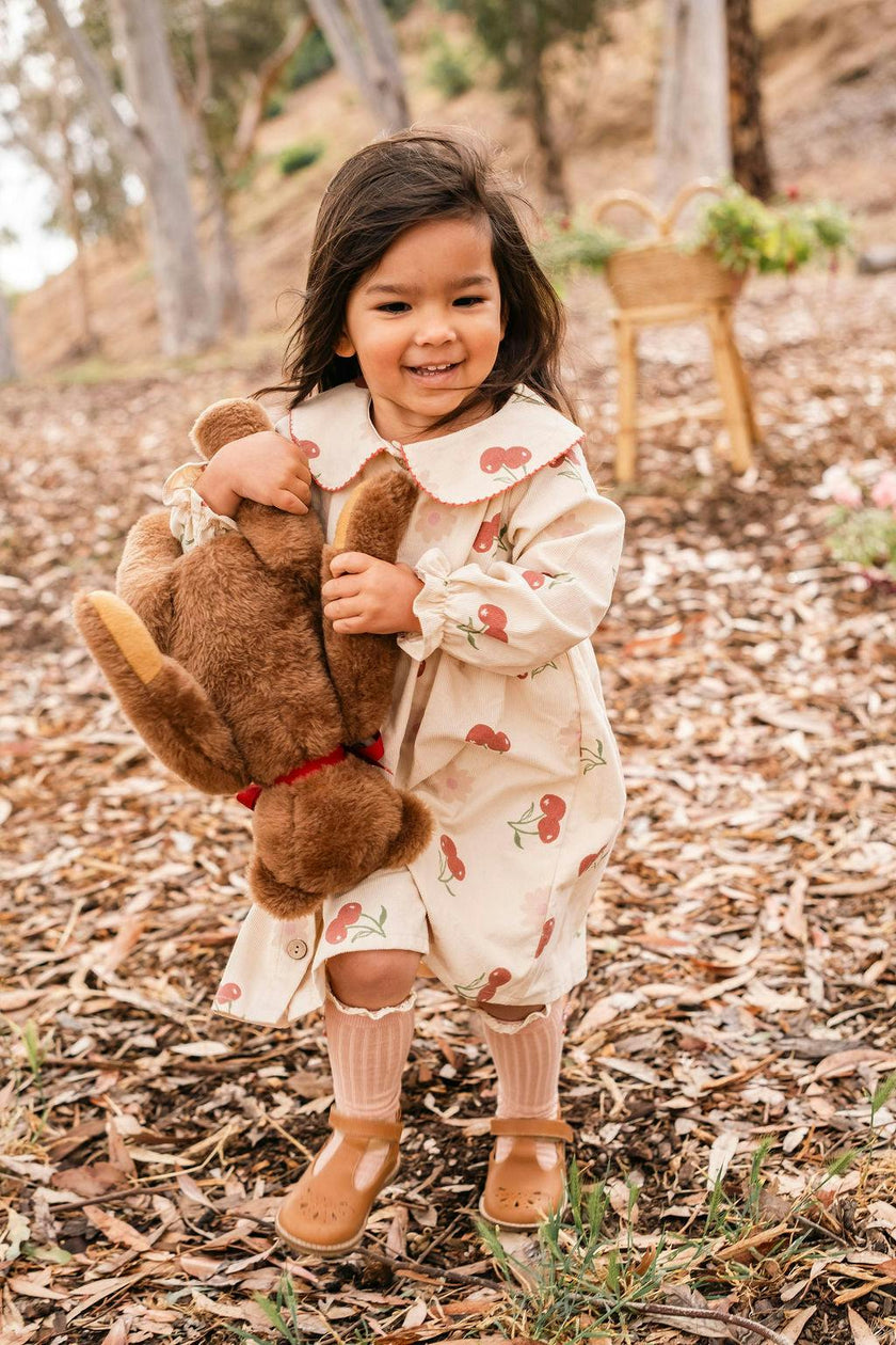 Clementine Dress in Cherry Bloom