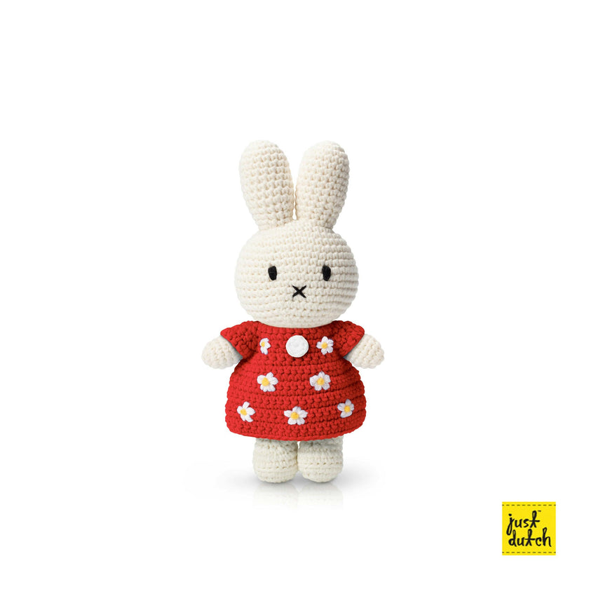 Miffy in Little Flower Crochet Dress