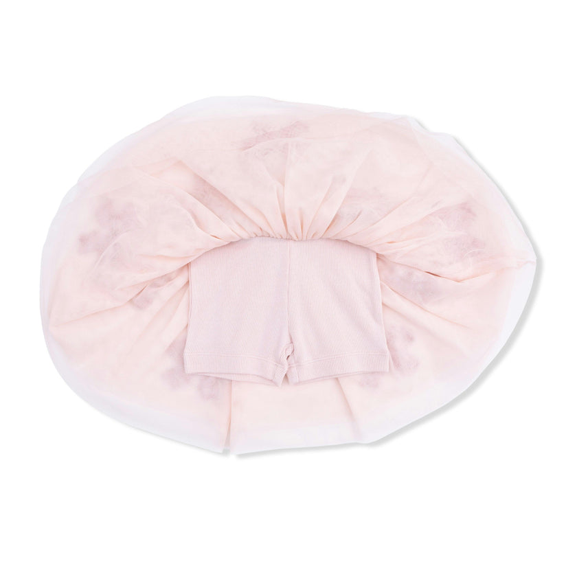 Pretty Bows - Tutu Skirt with Bike Shorts