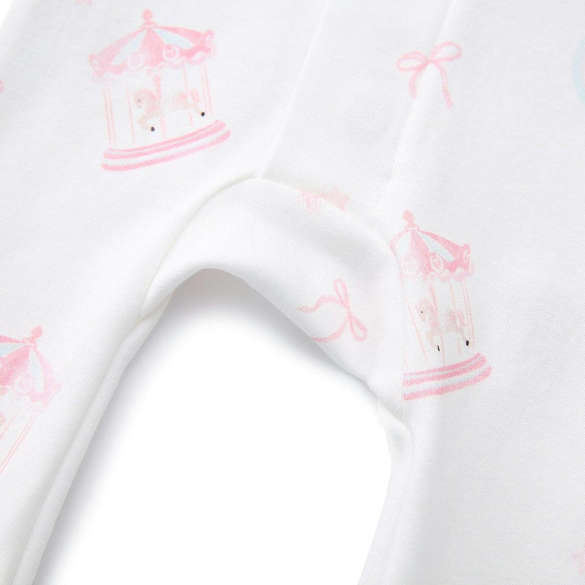 Footie Pajama Sleepsuit - Carousel
