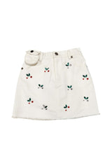 Cherry on Top Gem Denim Skirt
