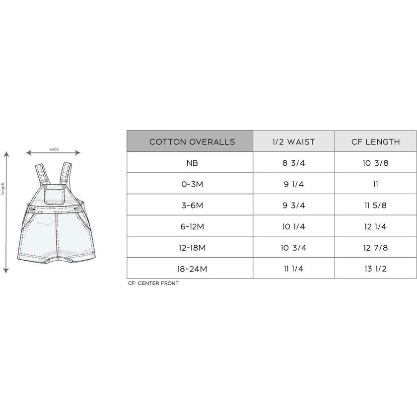 Baby Cotton Overalls Set
