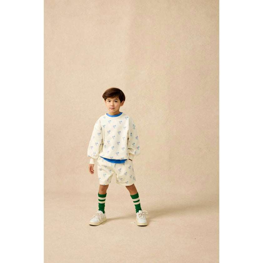 Organic Weekend Shorts in Double Bubble Print