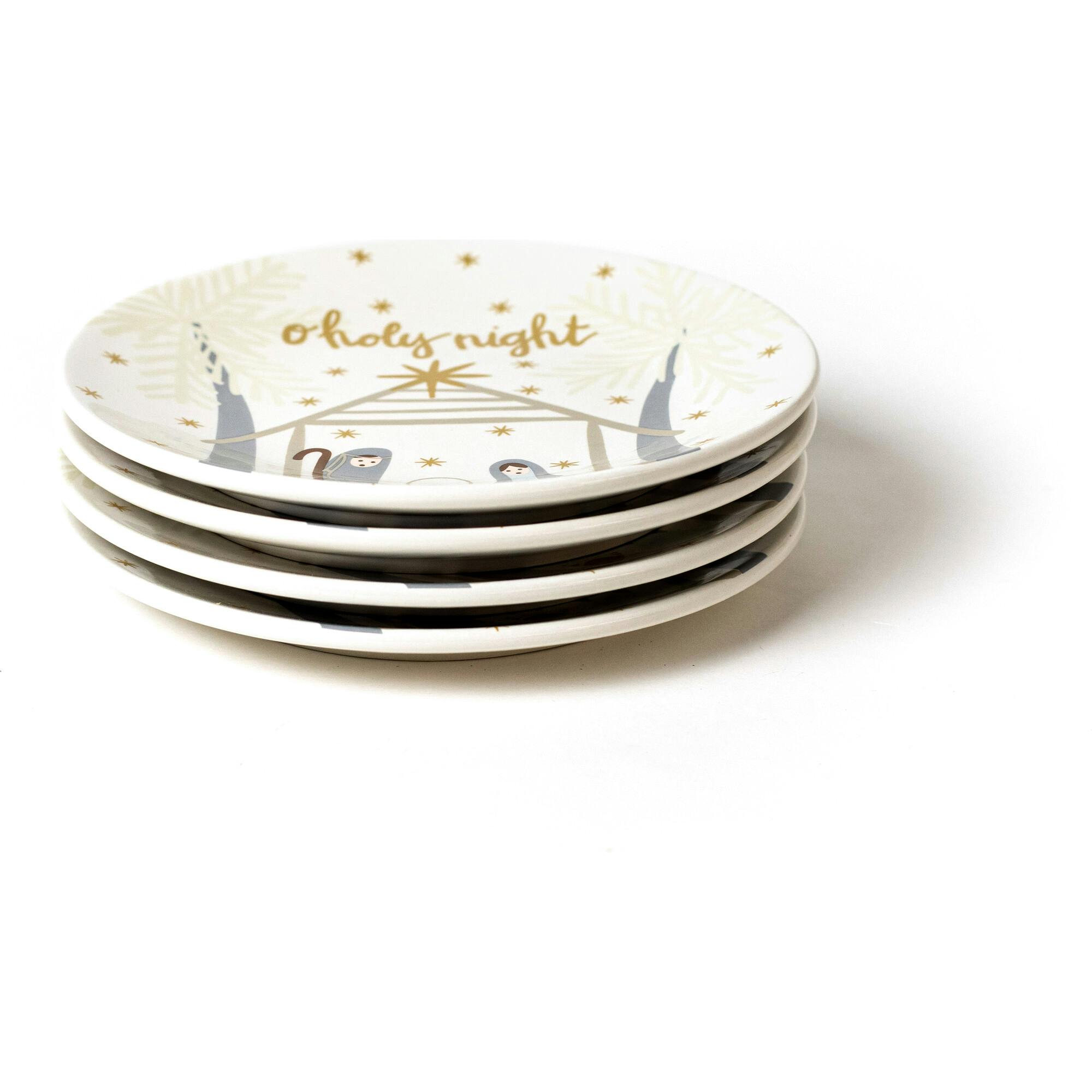 Fair Skin Nativity Salad Plate