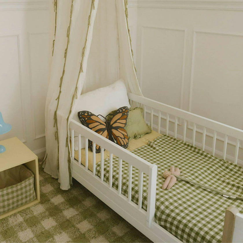 Knitted Blanket Vichy Matcha