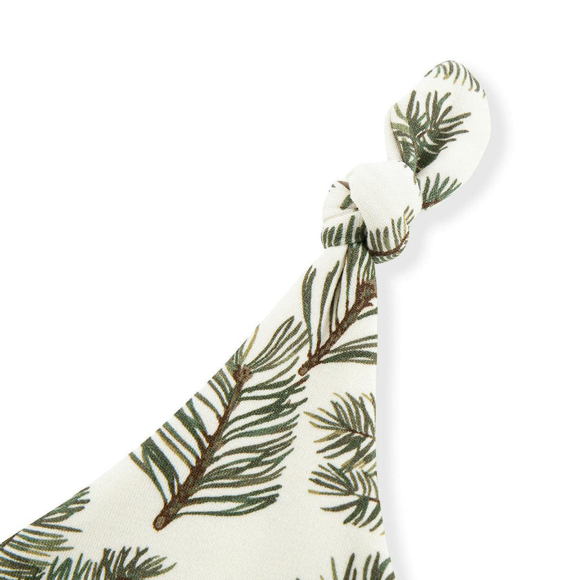 Pine Brushed Knotted Beanie Hat