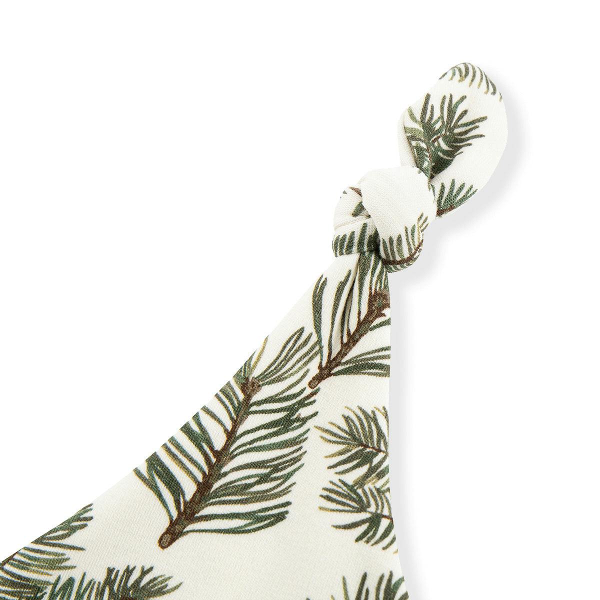Pine Brushed Knotted Beanie Hat
