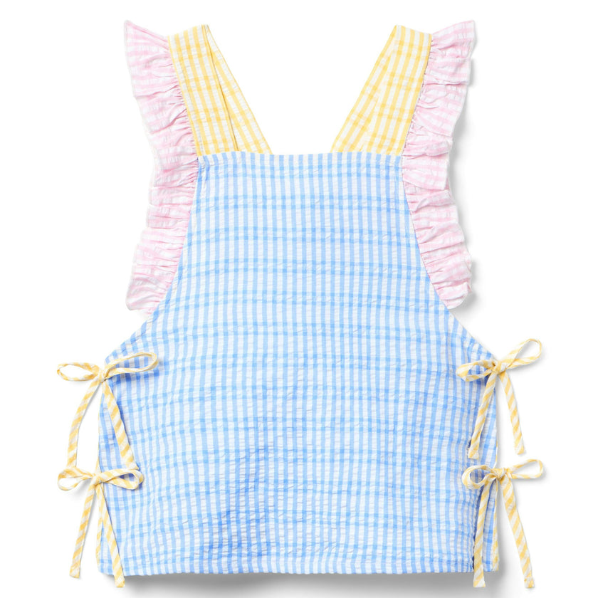 Elsie Top - Blue Candy Stripe