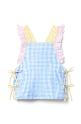 Elsie Top - Blue Candy Stripe
