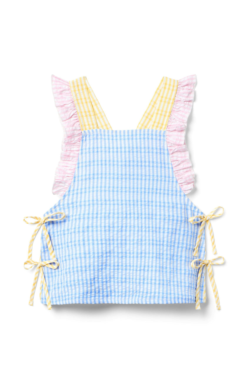 Elsie Top - Blue Candy Stripe