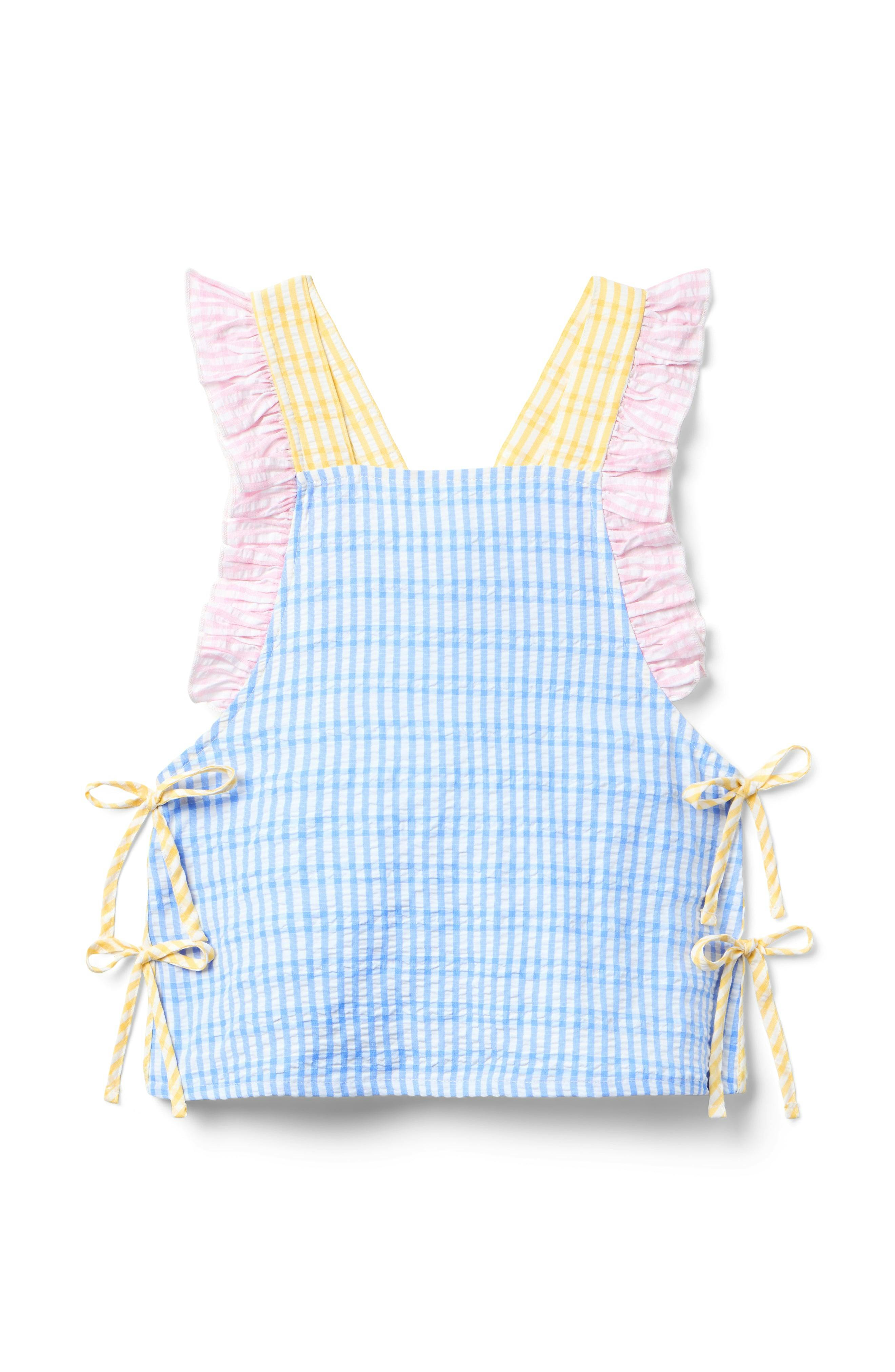 Elsie Top - Blue Candy Stripe