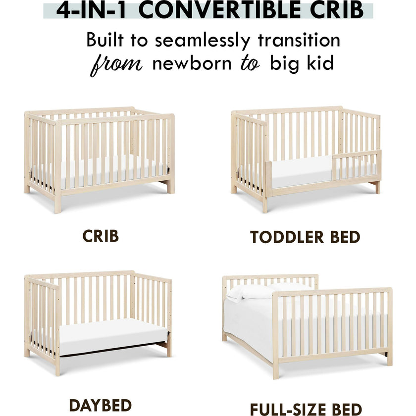 Colby 4-in-1 Low-Profile Convertible Crib