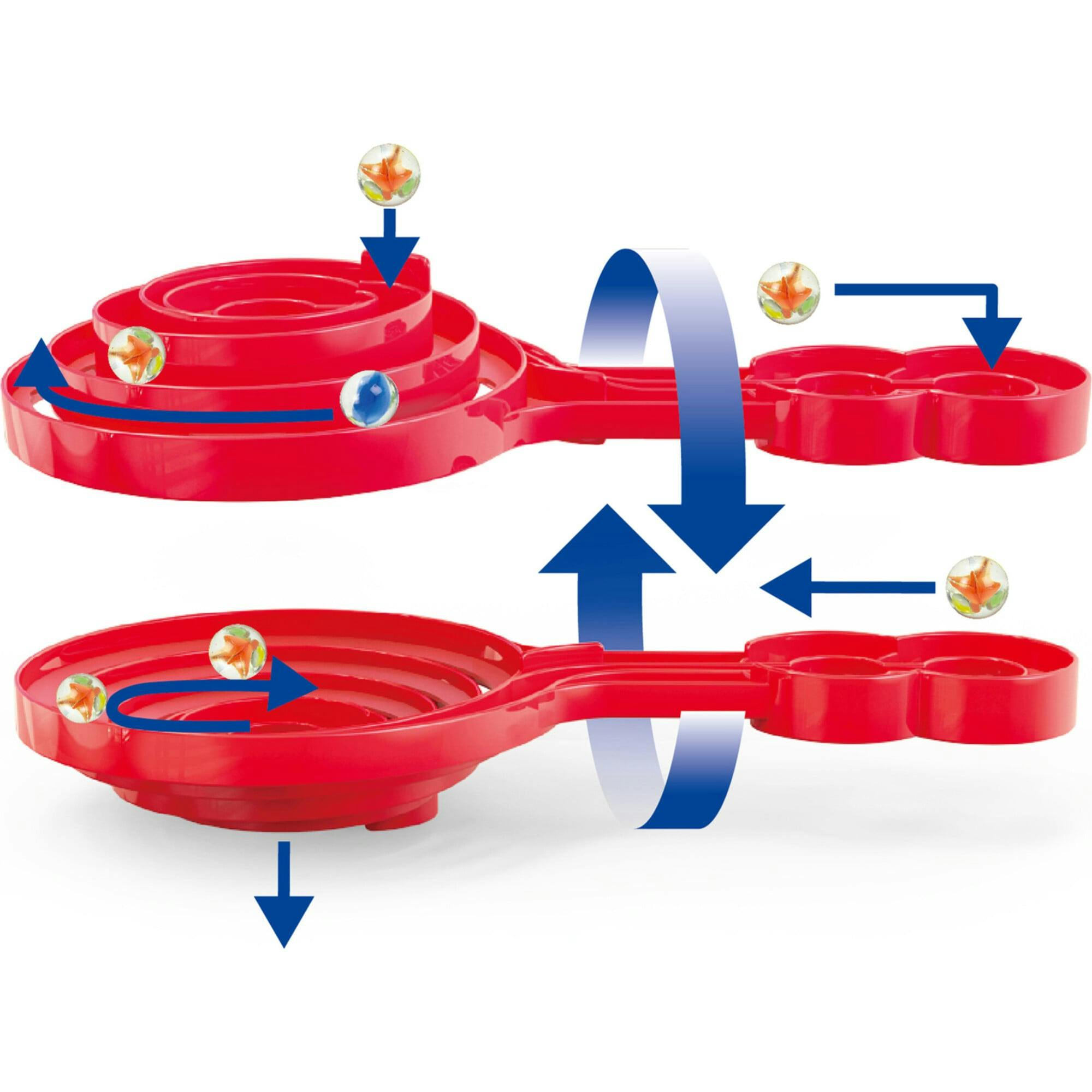 Quadrilla Super Spiral Wooden Marble Run Construction